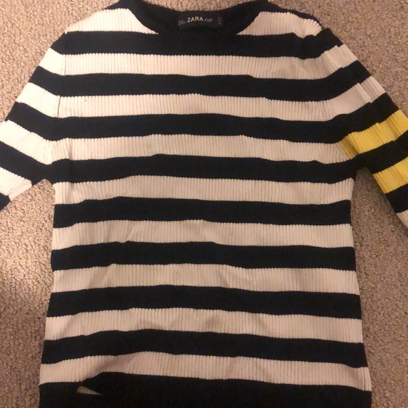 ZARA Long sleeve cropped sweater - Picture 6 of 7